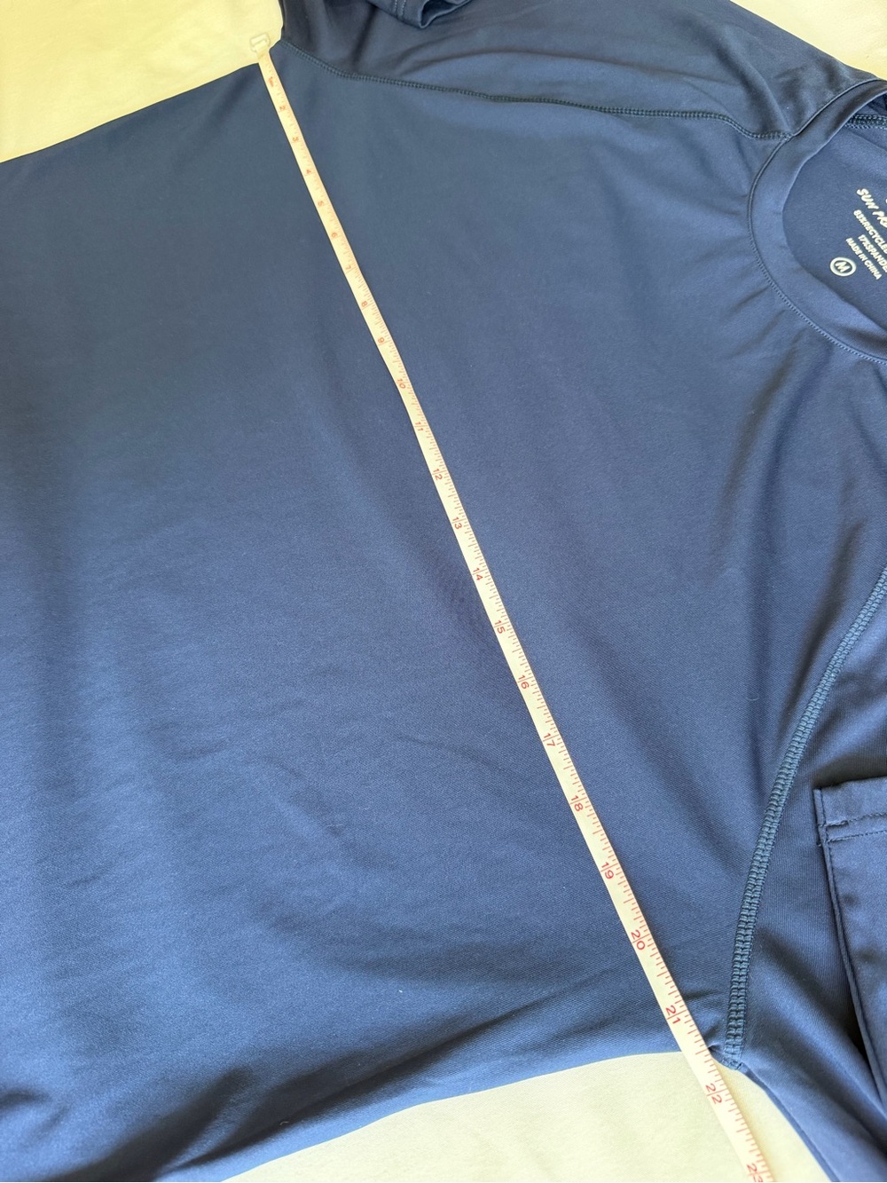 Fair Harbor Anchor Sun Protection 50 Navy Blue Swim Rash Guard Long Sleeve Shirt - Picture 17 of 17